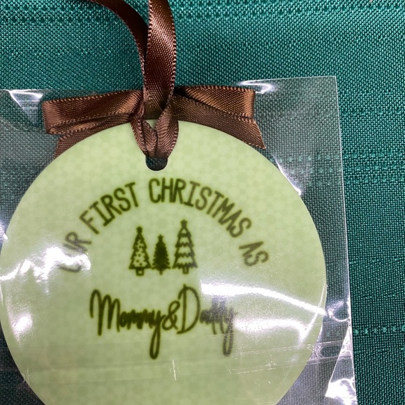 Handmade Ceramic “First Christmas As” Ornaments - Picture 12 of 16